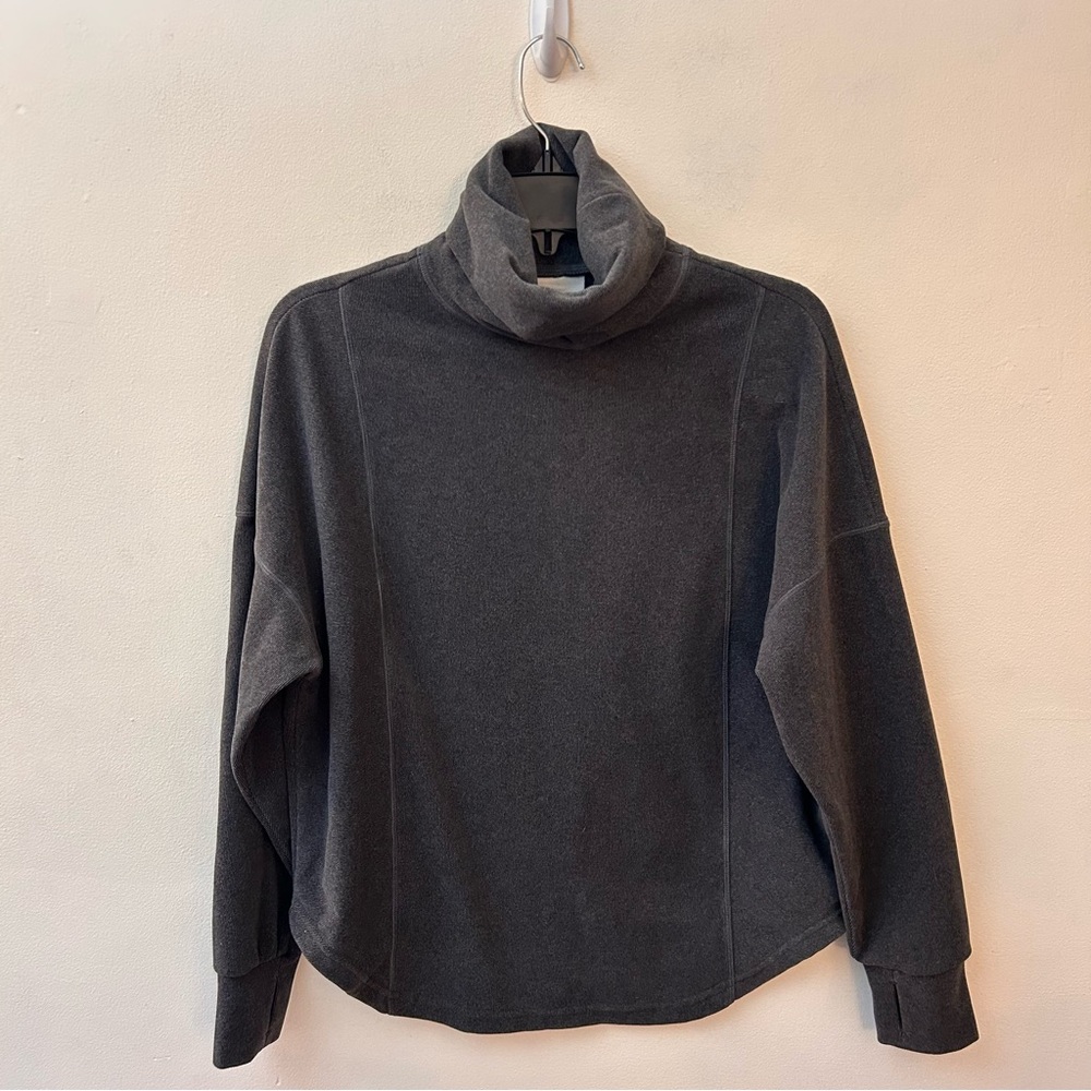 Varley Rainer Roll neck brushed rib turtleneck top size XS - Picture 2 of 12